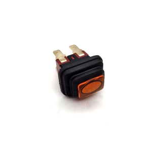 FR038 - Orange plastic button