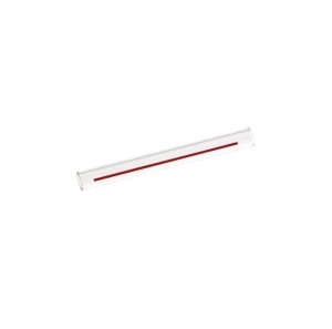 S106 - Vetro livello u.t. 12x112mm con riga rossa sottile